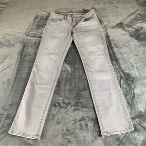 Levis 712 Slim Fit Jeans Womens Size 31 Gray Light Wash‎ Denim Classic 5-Pocket